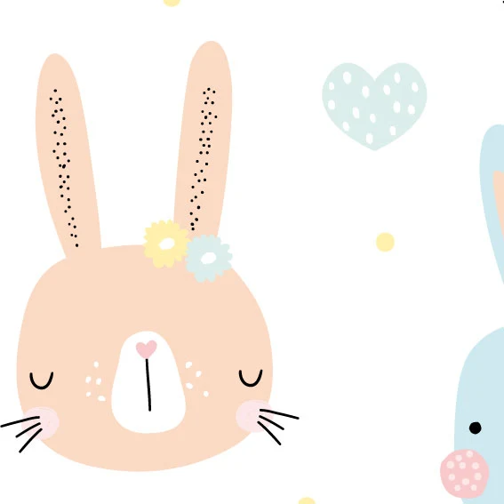 51,5x270,5 cm Vinyl Rabbits