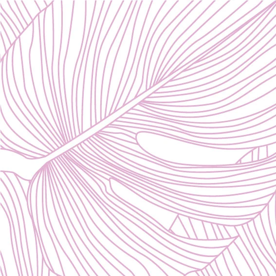 Palmas de Vinilo 50x100 cm Malva