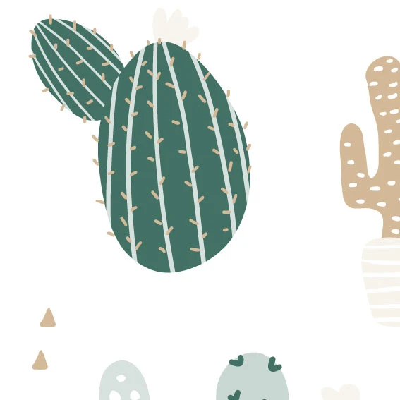 Tela Adhesiva Cactus Verde 50x200 cm