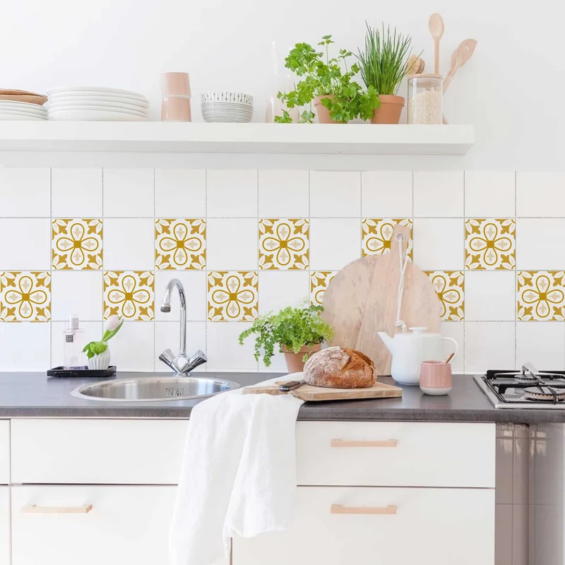 Pegatinas para azulejos de Málaga: más colores y tamaños disponibles