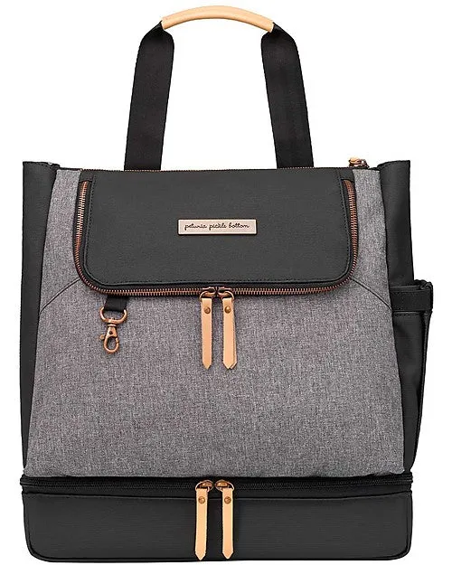 Mochila cambiador pivotante Graphite / Black Petunia Pickle Bottom