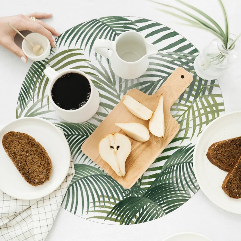 Tropical Watercolor Breakfast Placemats