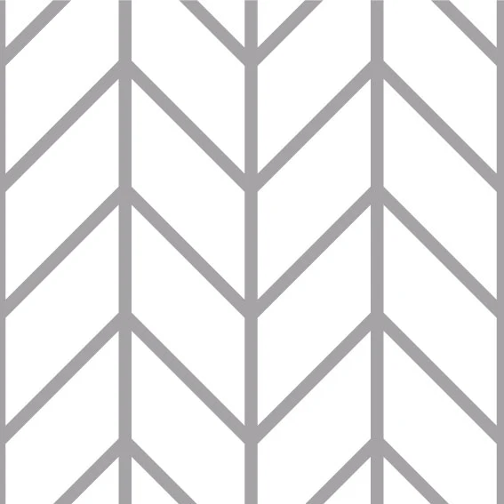 50x180 cm Vinyle Flèches géométriques Fond Blanc Gris