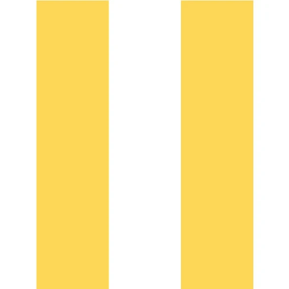 50x32cm Yellow Striped Fabric