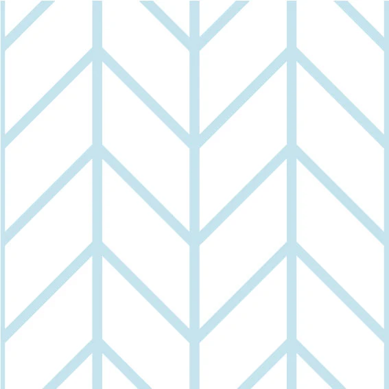 94x100cm Vinyl Geometric arrows White light blue background