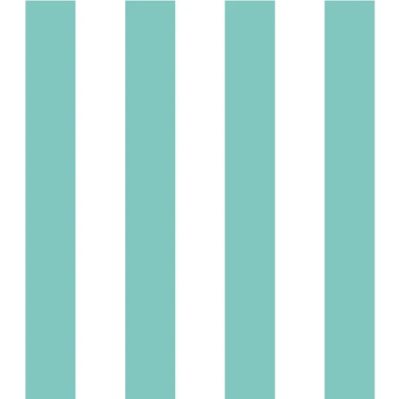 100x300cm Vinyl Small lines Turquoise