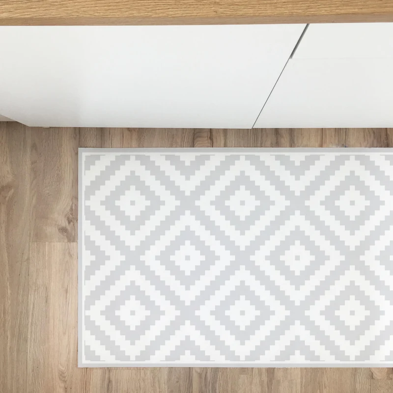 Vinyl Carpet 50x75 Ethnic Chic Ash