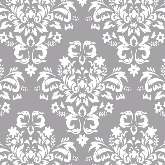 Vinilo Gris Damasco 50x200