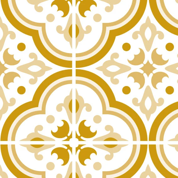 50x134 cm Vinyl Lisbon Mustard