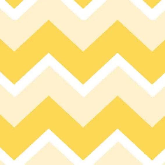 49x199 cm Vintage Yellow Zig Zag Vinyl