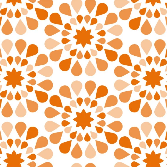 50x98 cm Vinyl Orange Coat of Arms