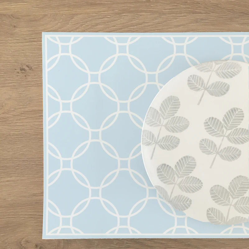 Breakfast Placemats with Filled Circles - Multiple Colors Available