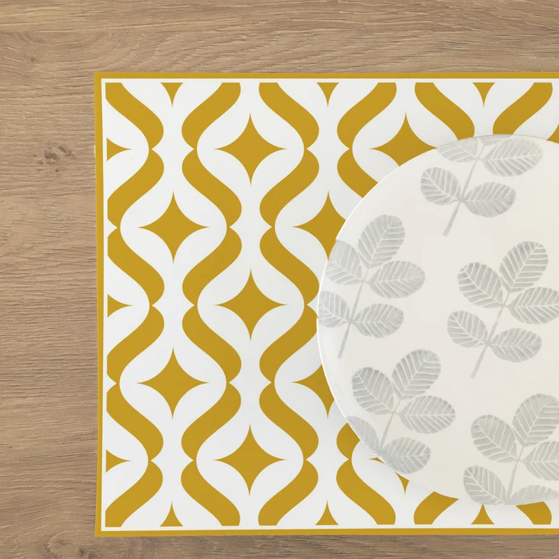 Modern Vinyl Placemat-Multiple Colors Available