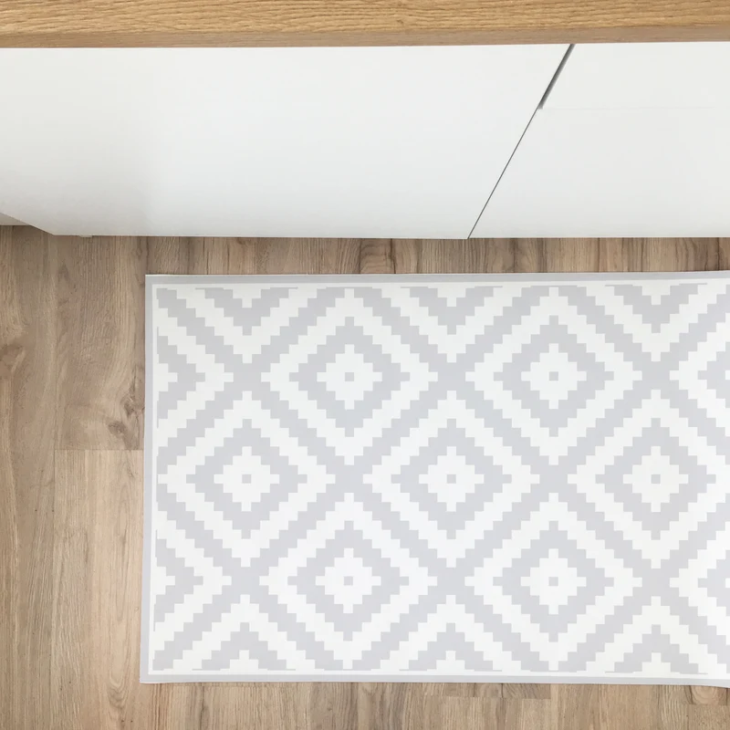 Alfombra de vinilo étnica elegante: varios colores disponibles