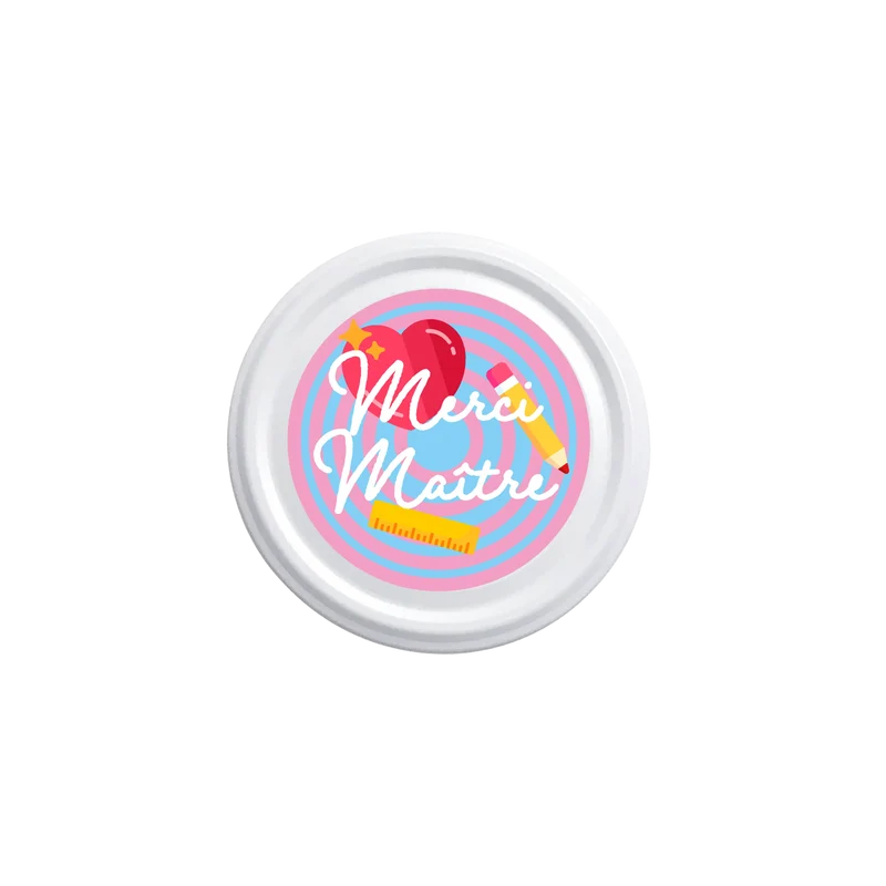 Couvercle Merci Maître