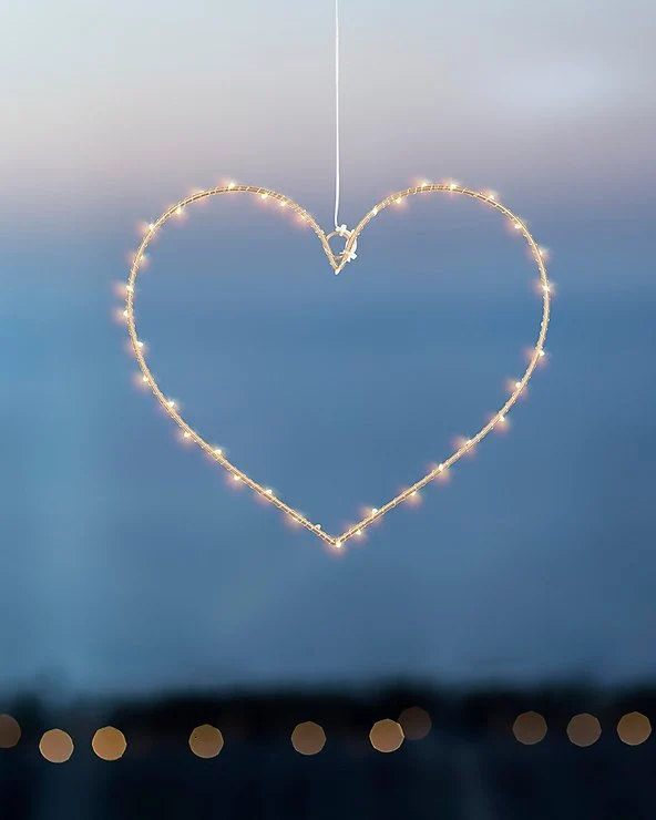 Coeur lumineux - plusieurs tailles