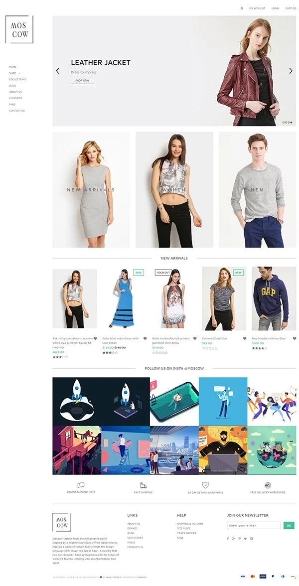Beauty Store Moscow Shopify Theme
