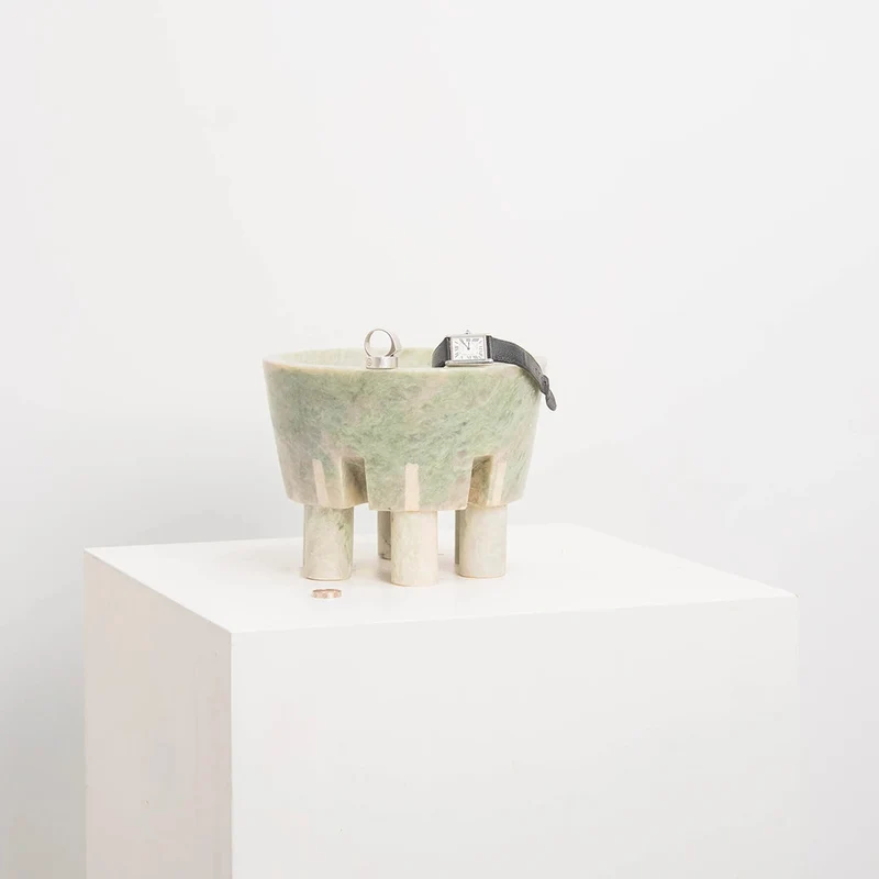Vide-Poche Onyx Vert Indien