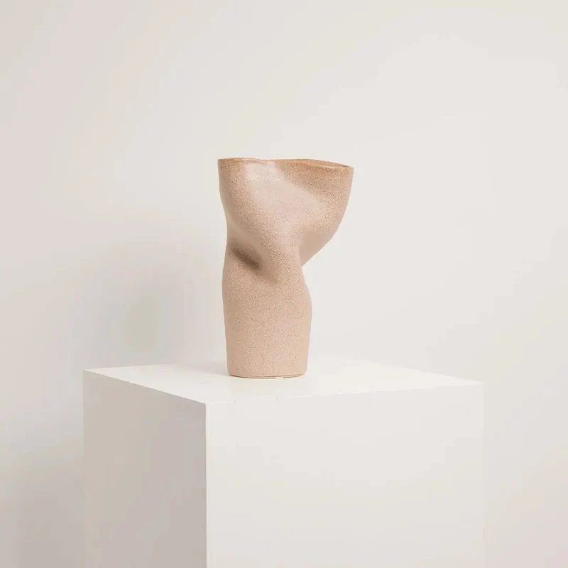 Vase en Céramique Songa Beige
