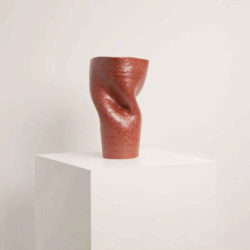 Vase en Céramique Songa Rouge