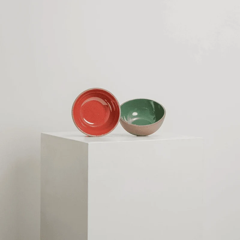 Grand Bol en Grès et Ciment