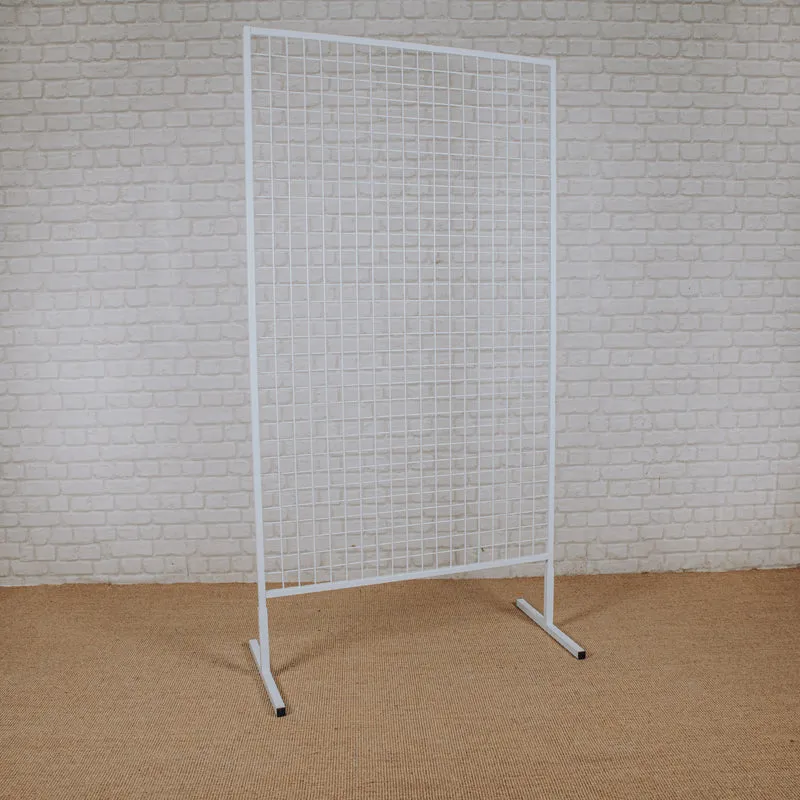 Panneau grillage blanc