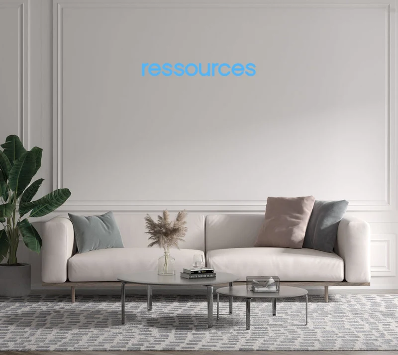 Custom text: ressources