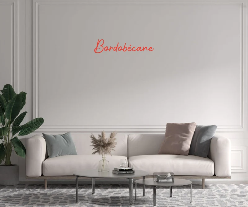 Custom text: Bordobécane