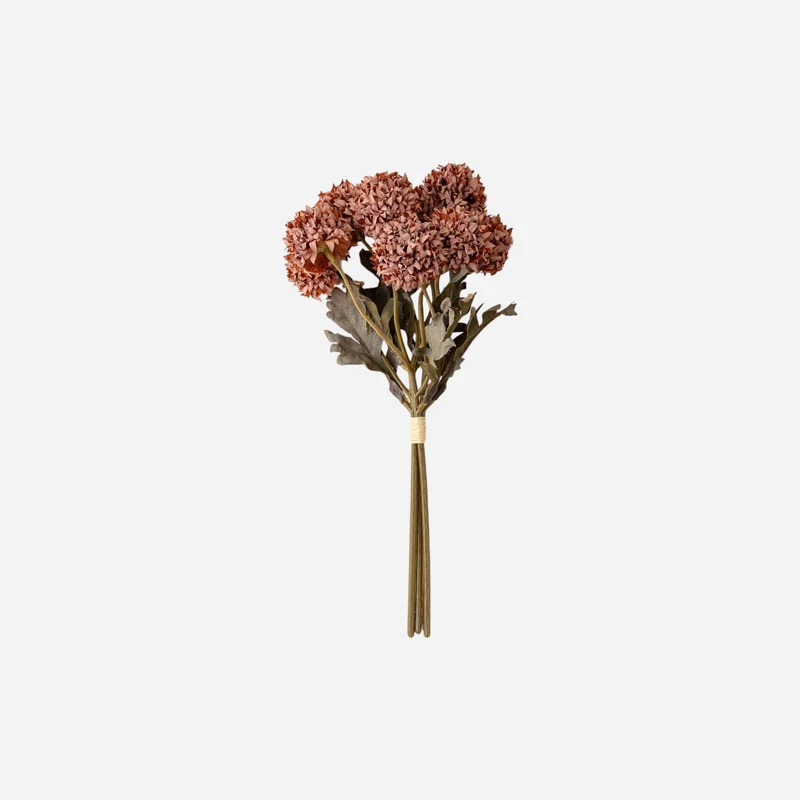 Bouquet Morandi Bloom mauve – Fleurs artificielles 10"