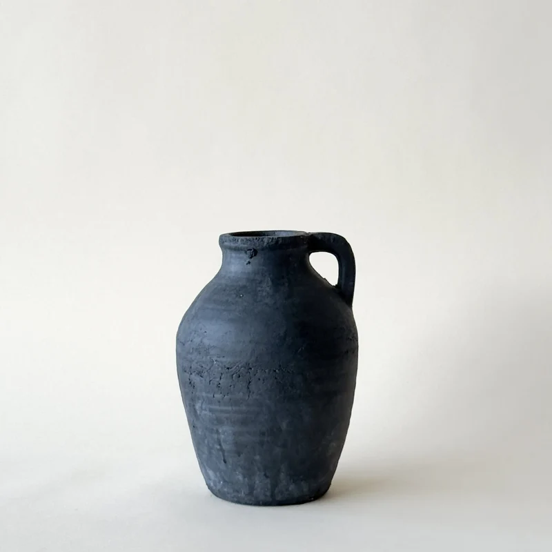 TERRA Vase texturée avec anse