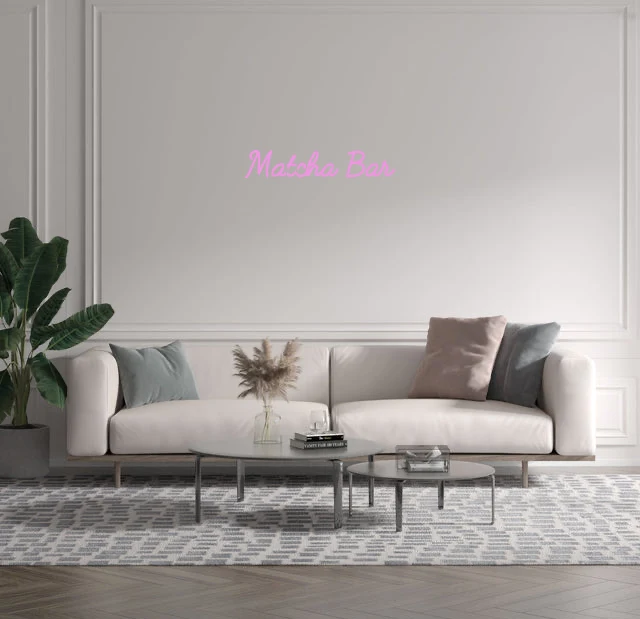 Custom text: Matcha Bar