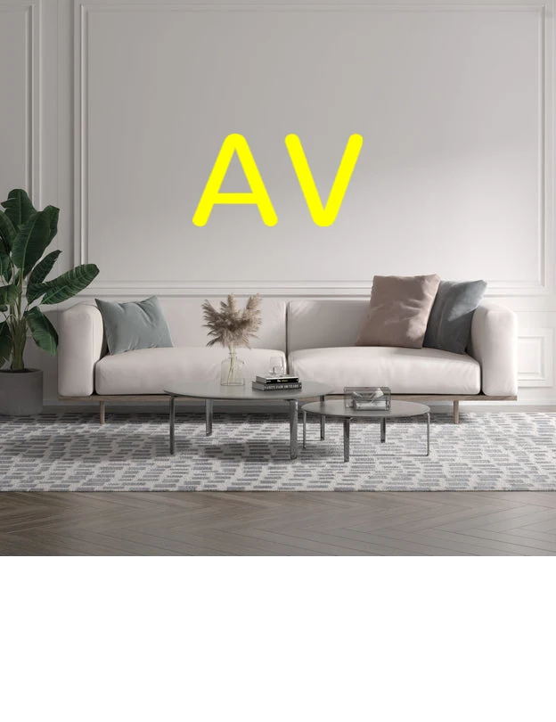 Custom text: AV