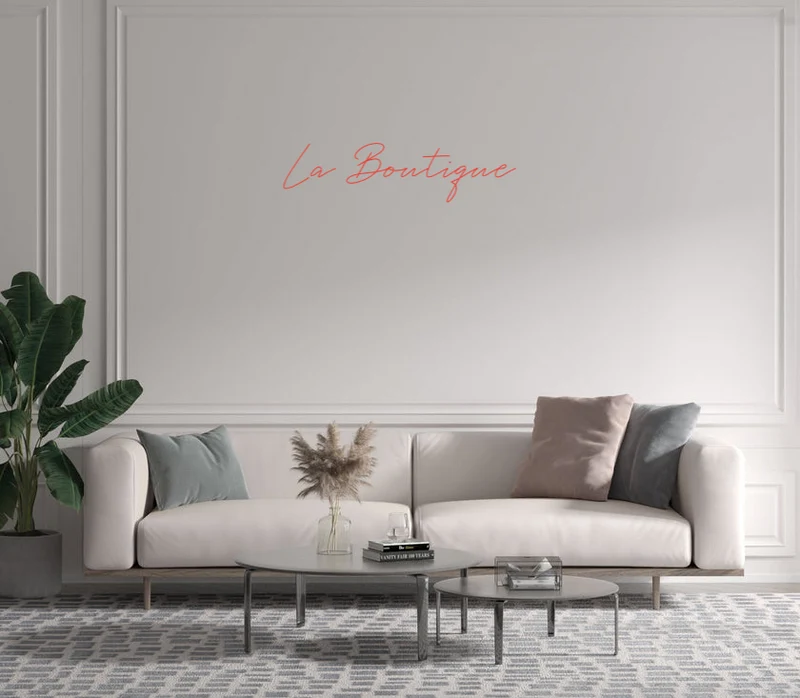 Custom text: La Boutique