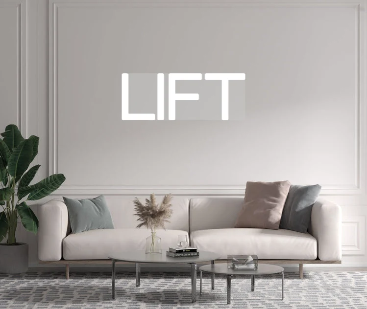 Custom text: LIFT