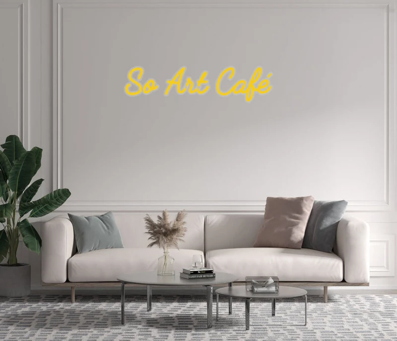 Custom text: So Art Café