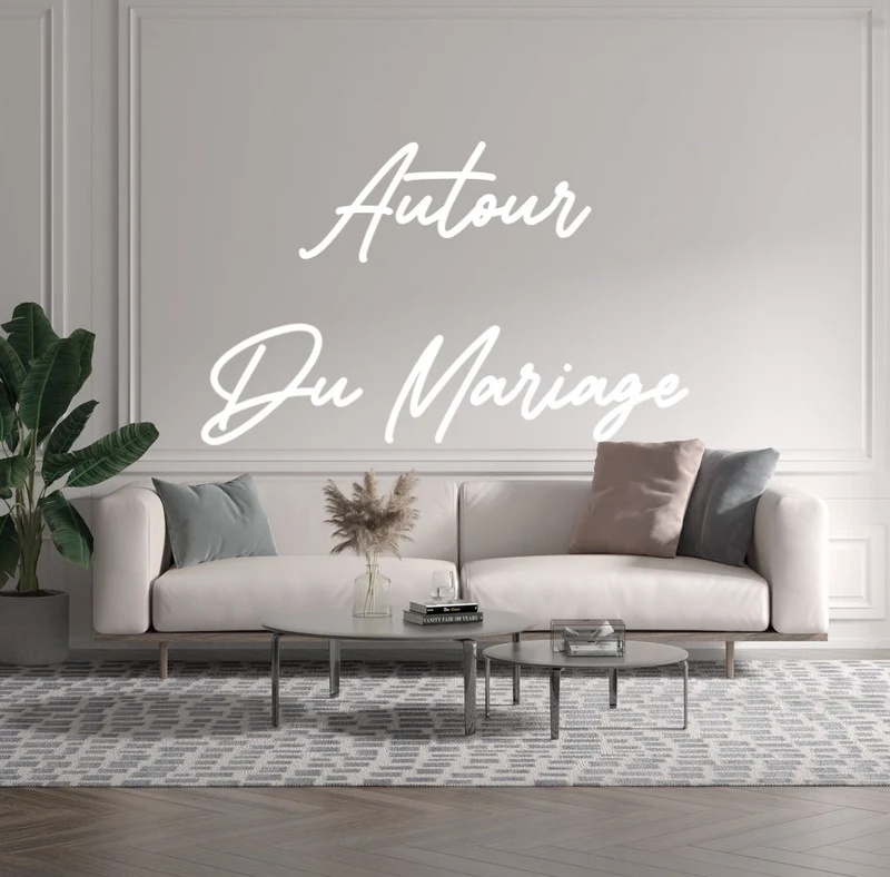 Custom text: Autour Du Mariage