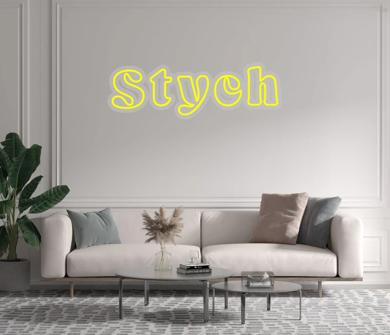 Custom text: Stych