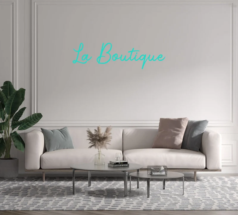 Custom text: La Boutique
