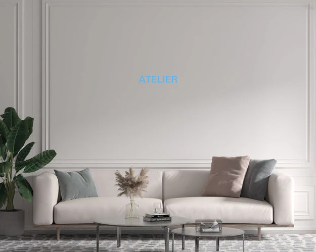 Custom text: ATELIER