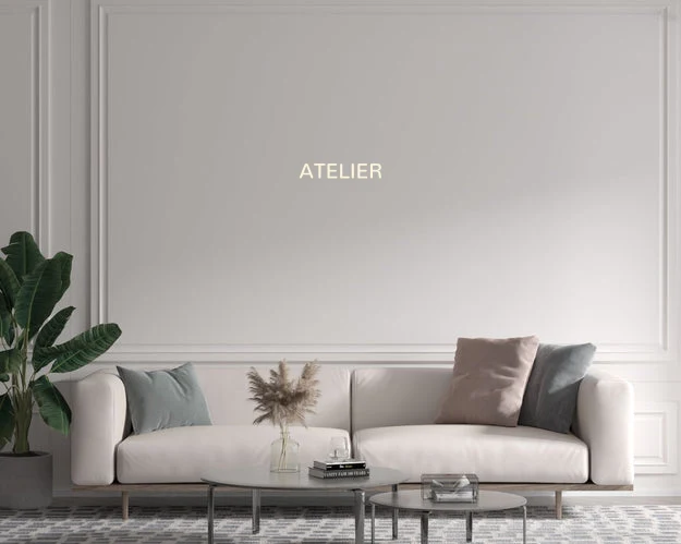 Custom text: ATELIER