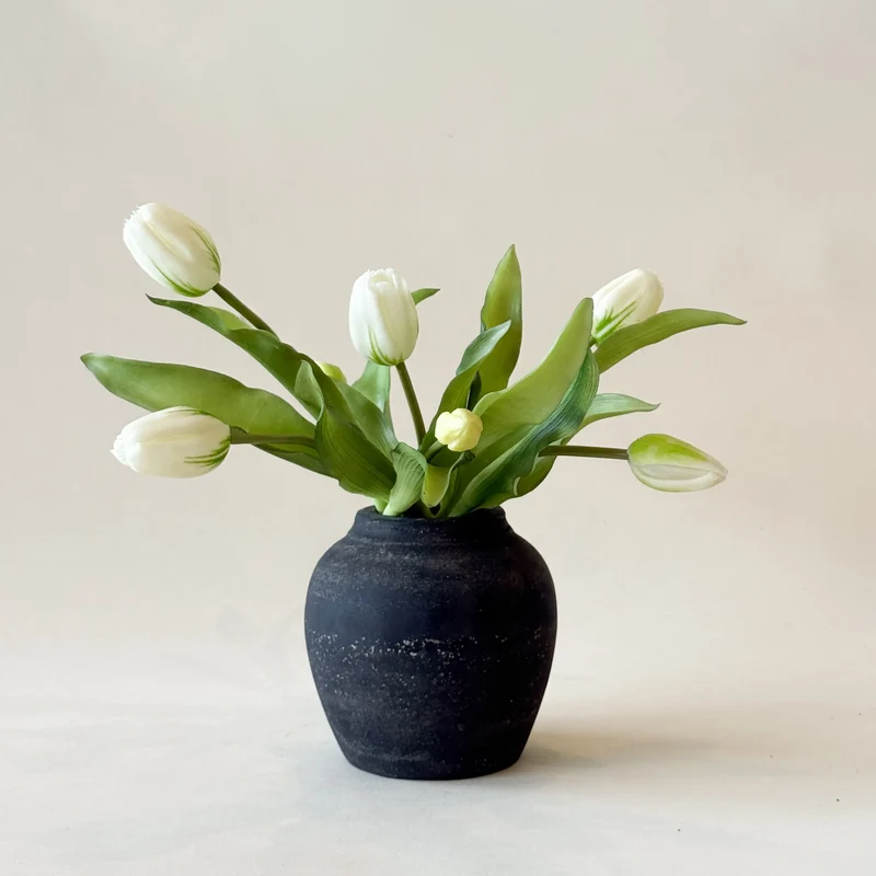 Bouquet de Tulipes Formosa blanches 12"