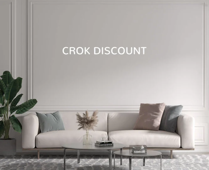 Custom text: CROK DISCOUNT
