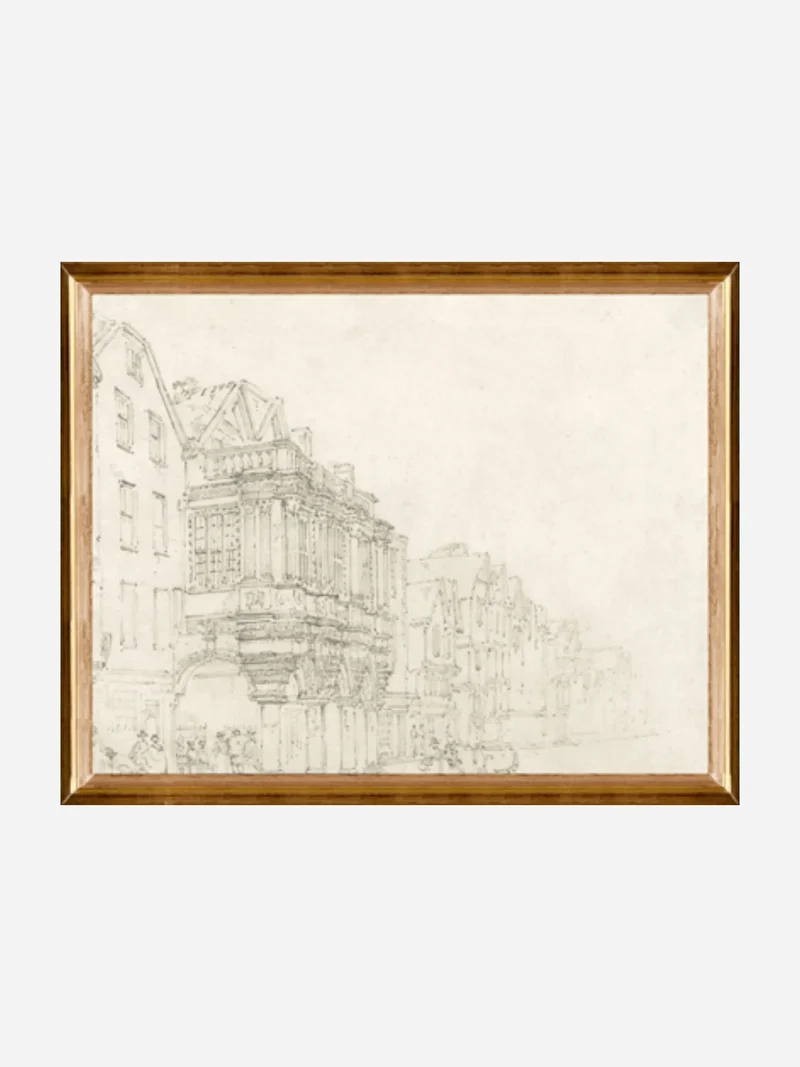 THE GUILDHALL Toile encadrée