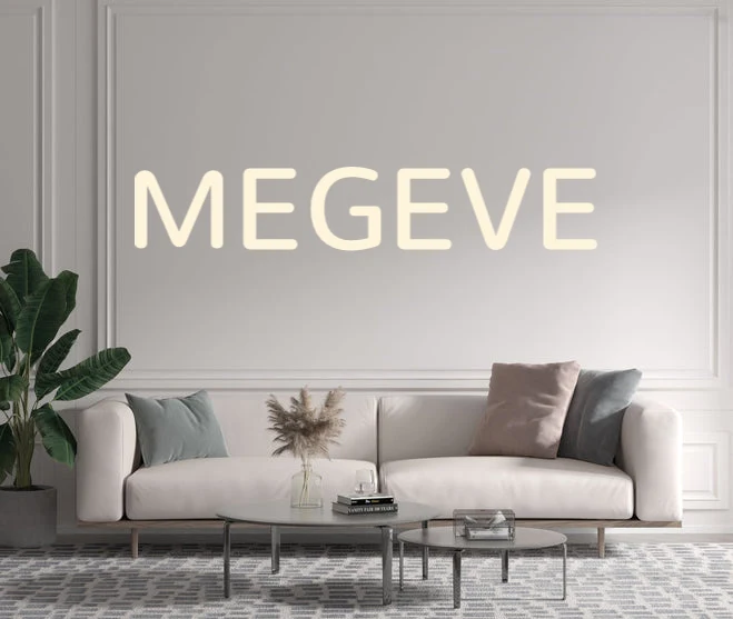 Custom text: MEGEVE