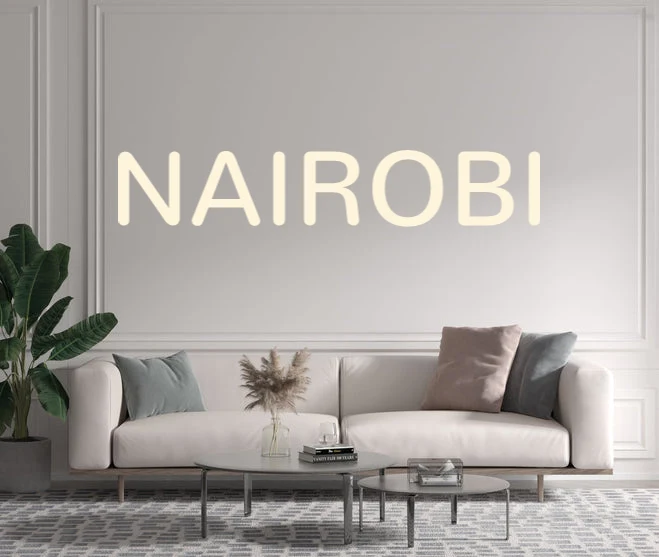 Custom text: NAIROBI