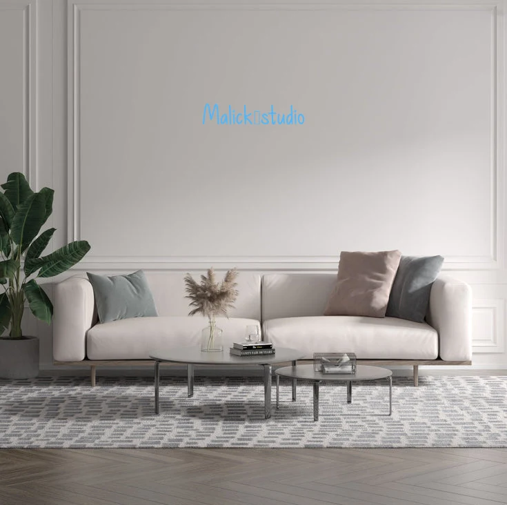 Custom text: Malick.studio