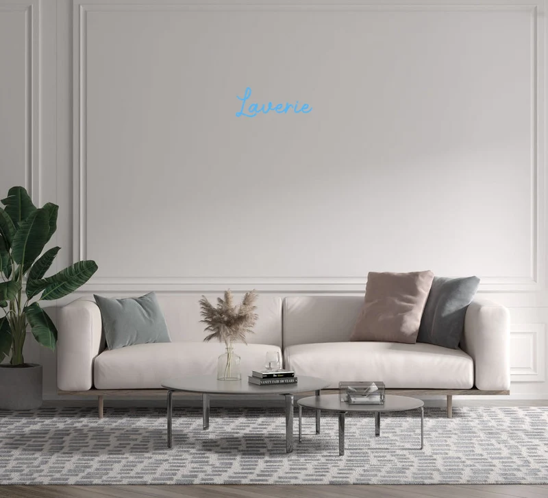 Custom text: Laverie